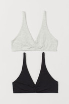 Thumbnail for your product : H&M 2-Pack Soft Cotton Bras