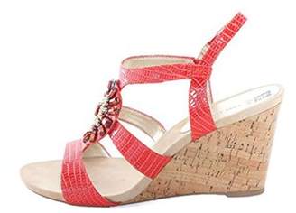 Anne Klein Womens Takis Open Toe Casual Platform Sandals.