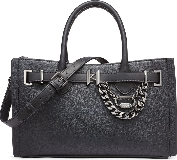 Karl Lagerfeld Paris Cerise Leather Satchel