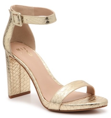 dsw gold heel sandals