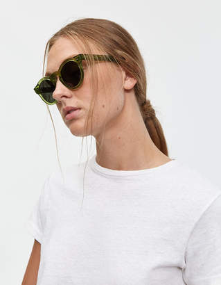 R.T.Co Sora Round Sunglasses in Meadow Green