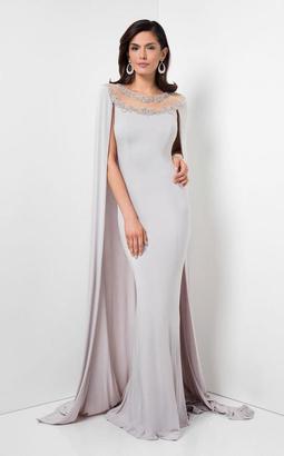 Terani Couture Embellished Jersey Mermaid Gown 1713M3488