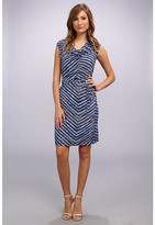 Thumbnail for your product : Calvin Klein Print Cowl Neck Short Dress