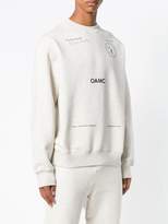 Thumbnail for your product : Oamc slogan crewneck sweatshirt
