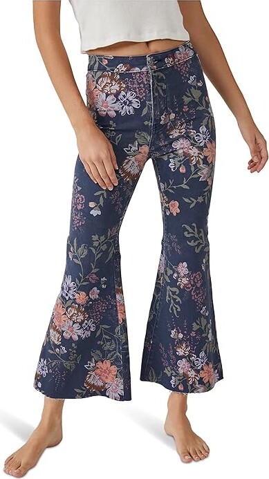Free People Print Jeans | ShopStyle
