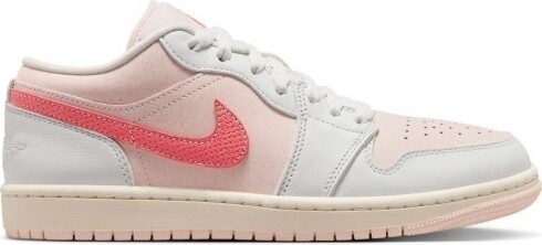 Women's Air Jordan 1 Low SE Sneakers 8.5 Regular Summit White/Magic Ember-Light Soft Pink