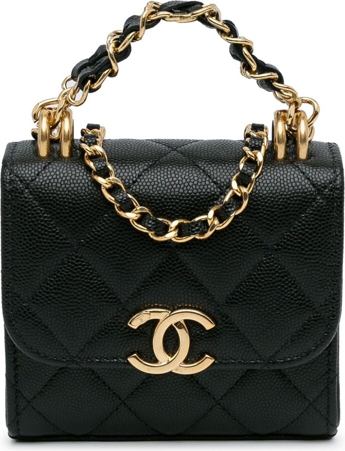 Chanel Vintage Matelasse Lamb Deca Coco Tassel Chain Shoulder Bag
