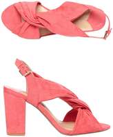 Thumbnail for your product : Wide Fit Pink ‘Simba’ Knot Heel Sandals