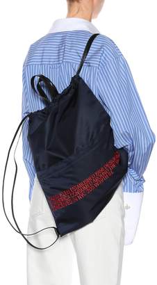 Calvin Klein Logo embroidered backpack