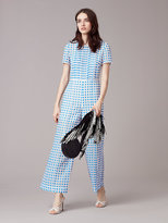 Thumbnail for your product : Diane von Furstenberg Cropped Flared Jumpsuit