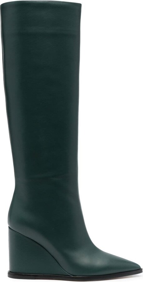 Knee High Wedge Boots | ShopStyle