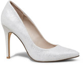 Thumbnail for your product : Express Metallic Fabric Pointed Toe Runway Pump