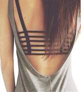Thumbnail for your product : Max&Mix Mixmax Women Strappy Crop Tank Tops Bustier Cutout Padded Bra Cami