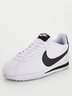 Nike Classic Cortez Leather White/Black - ShopStyle Trainers & Athletic  Shoes