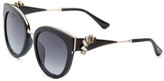 Thumbnail for your product : Jimmy Choo Jade Oversized Sunglasses & Crystal Clip-On Ear Climbers