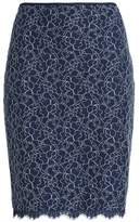 Diane Von Furstenberg Corded Lace Cotton-Blend Skirt
