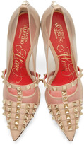 Thumbnail for your product : Valentino Garavani Pink 120mm Alcove Heels