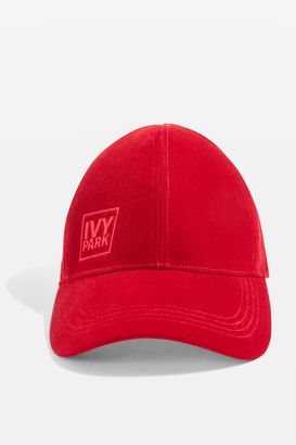 Ivy Park Velvet Backless Cap