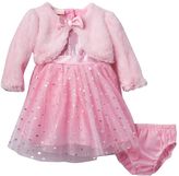 Thumbnail for your product : Nannette sparkle dot & sequin dress set - baby