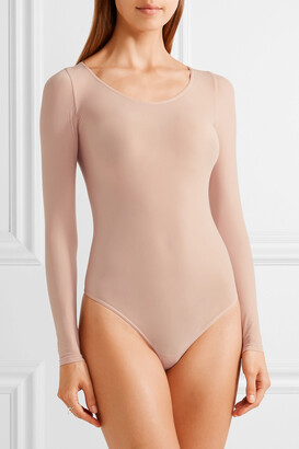 Wolford Buenos Aires Stretch-jersey Thong Bodysuit - Pink - ShopStyle Tops