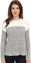 Thumbnail for your product : Vince Camuto L/S Marled Sweater w/ Eyelash Yoke