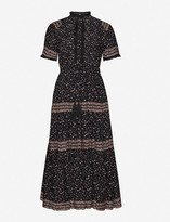 Thumbnail for your product : Free People Rare Feeling high-neck floral-print woven midi dress