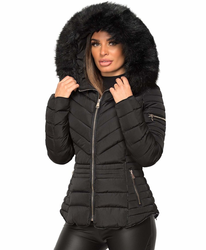 Fur Black Coat With Hood Spain, SAVE 55% - eagleflair.com