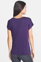 Thumbnail for your product : Bobeau Embellished Scoop Neck Tee