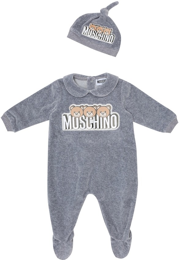 baby velour onesie