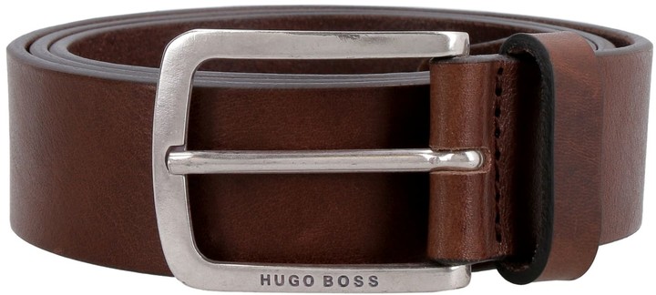hugo boss brown belt sale