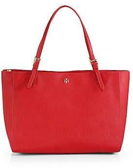 Tory Burch Women's York Buckle Leather Tote
