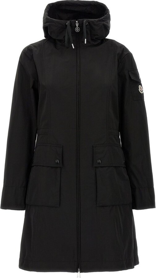 Moncler Laerte Hooded Mid-Length Parka