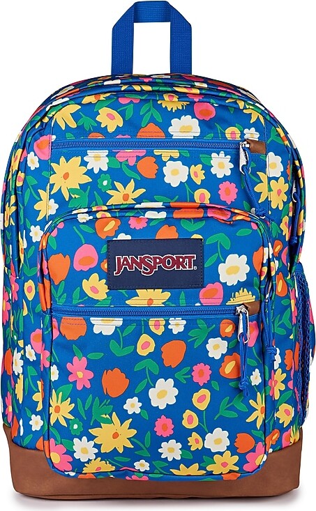 JanSport Cool Student Laptop Backpack, Large, Flower Market (JS0A2SDDDKO)