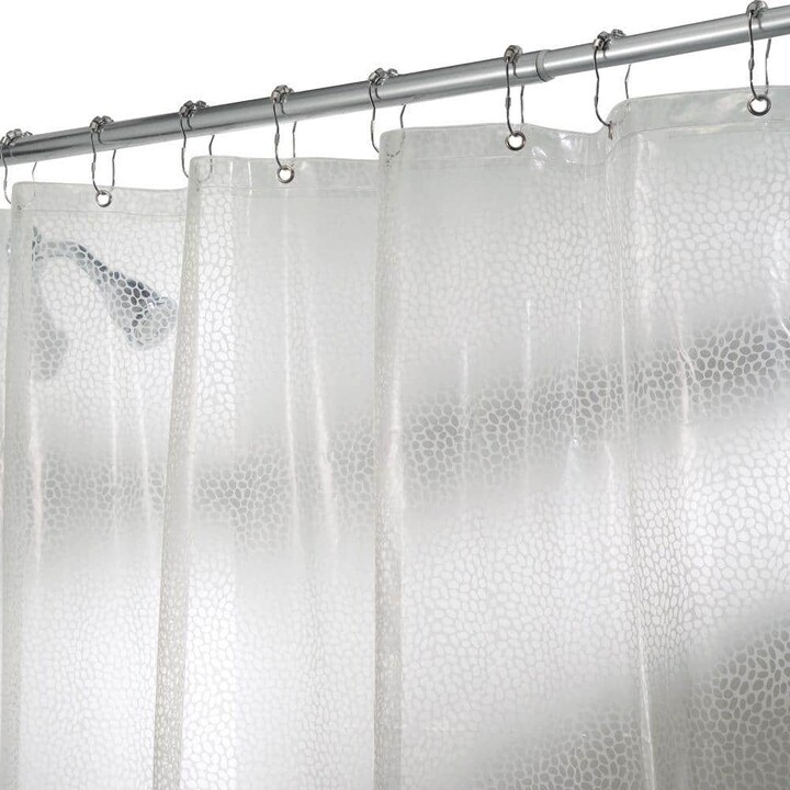 Rain EVA Shower Curtain, Mold and Mildew Resistant, Water Repellent - 72 in. x 72 in., Clear