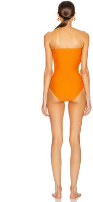Jacquemus Alassio Swimsuit in Orange | FWRD