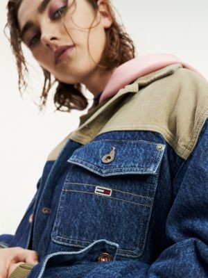 tommy hilfiger cropped denim jacket