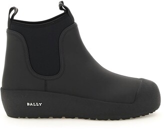 Bally Gadey Ankle Boots In Rubber-coated Leather - ShopStyle