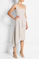 Thumbnail for your product : Cushnie Asymmetric draped wool-crepe dress
