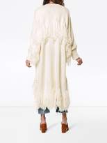 Thumbnail for your product : Chloé Maxi Wool Fringe Cardigan