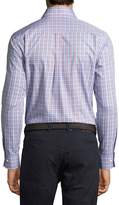 Thumbnail for your product : Peter Millar Crown Alpine Plaid Cotton Shirt, Purple