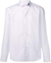 Thumbnail for your product : Kenzo embroidered collar long-sleeved shirt