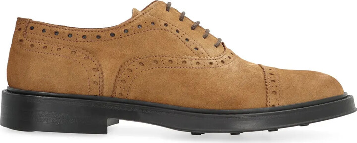 Bruno Magli suede Oxford shoes