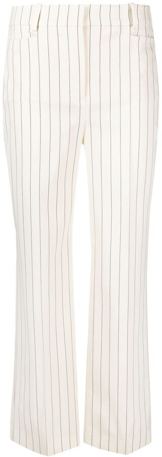 White Pinstripe Pants | Shop the world's largest collection of 