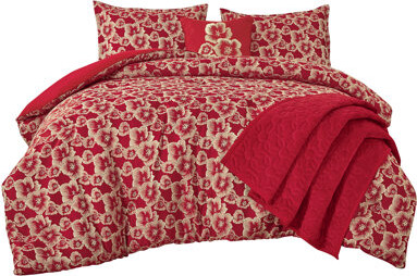 Elight Home Oamra Luxury 5 Piece Comforter Set