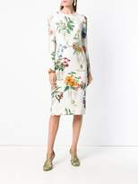 Thumbnail for your product : Dolce & Gabbana floral long sleeved dress