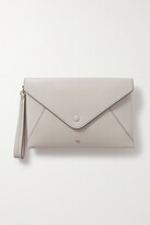 Thumbnail for your product : Anya Hindmarch Air Mail Leather Pouch - Off-white