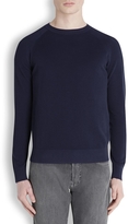 Thumbnail for your product : Moncler Dark blue piqué cotton jumper