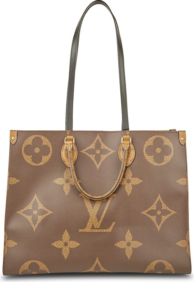 Monogram Reverse on The Go Book Tote Bag