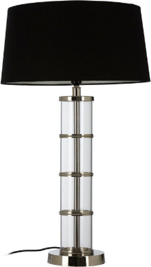 So'home Nickel Finish With Clear Acrylic Cylinder Table Lamp ShopStyle