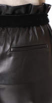 Thumbnail for your product : Suncoo Jil Faux Leather Joggers